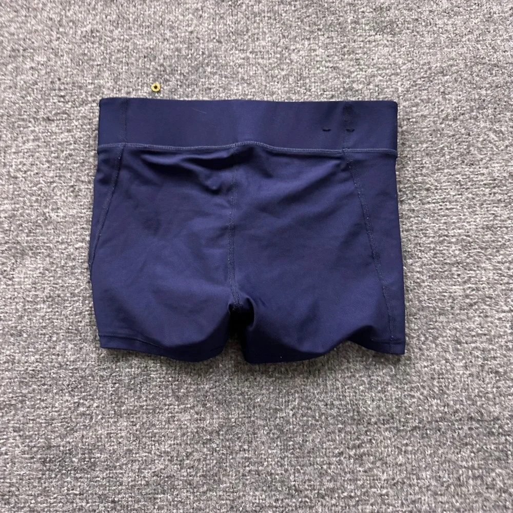 Under Armour Shorts Womens Size S Navy Blue Athletic Compression Volleyball Gym